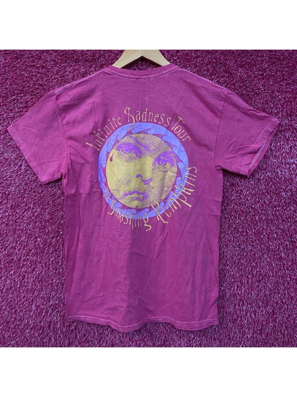 Infinite Sadness Tour Graphic Tee - Pink/purple